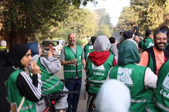 .مصر الخير تنظم ماراثون للدراجات بمناسبة اليوم العالمي للتطوع (3)