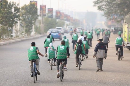 .مصر الخير تنظم ماراثون للدراجات بمناسبة اليوم العالمي للتطوع (2)