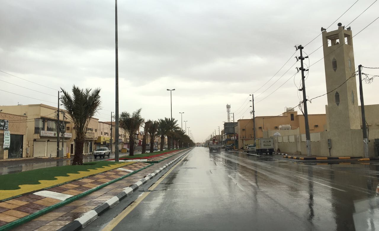 تنبيه من حالة مطرية غزيرة وجريان للسيول بالحدود الشمالية