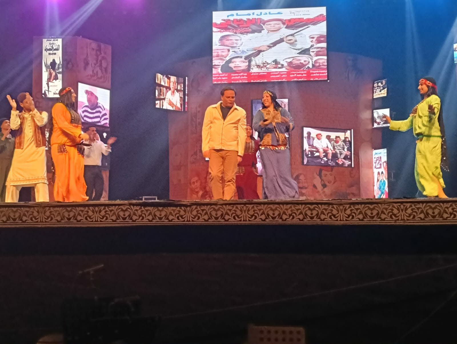 تامر عبدالمنعم يجسد شخصية عادل امام