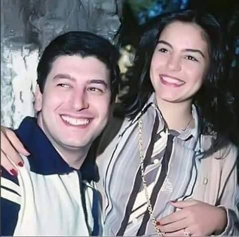 شريهان وشقيقها عمر خورشيد شريهان وشقيقها عمر خورشيد