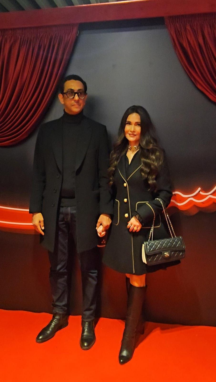 محمد السعدي ومروان حامد وسيد رجب في عرض خاص فيلم الست (3) محمد السعدي ومروان حامد وسيد رجب في عرض خاص فيلم الست (3)