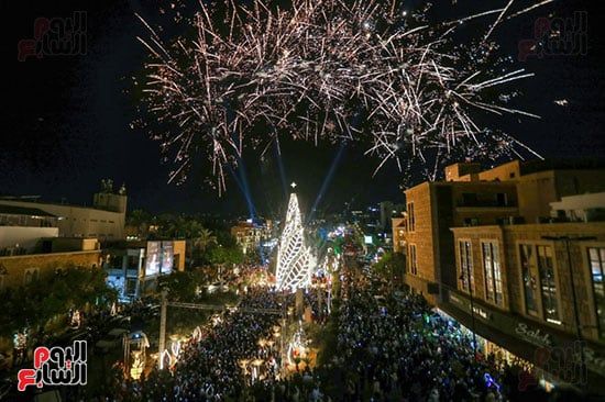 احتفالات ضخمة بأطلاق شجرة عيد الميلاد فى جبيل احتفالات ضخمة بأطلاق شجرة عيد الميلاد فى جبيل