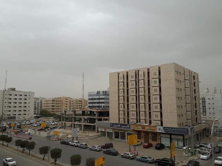 تنبيه من حالة مطرية ورياح شديدة السرعة على منطقة حائل