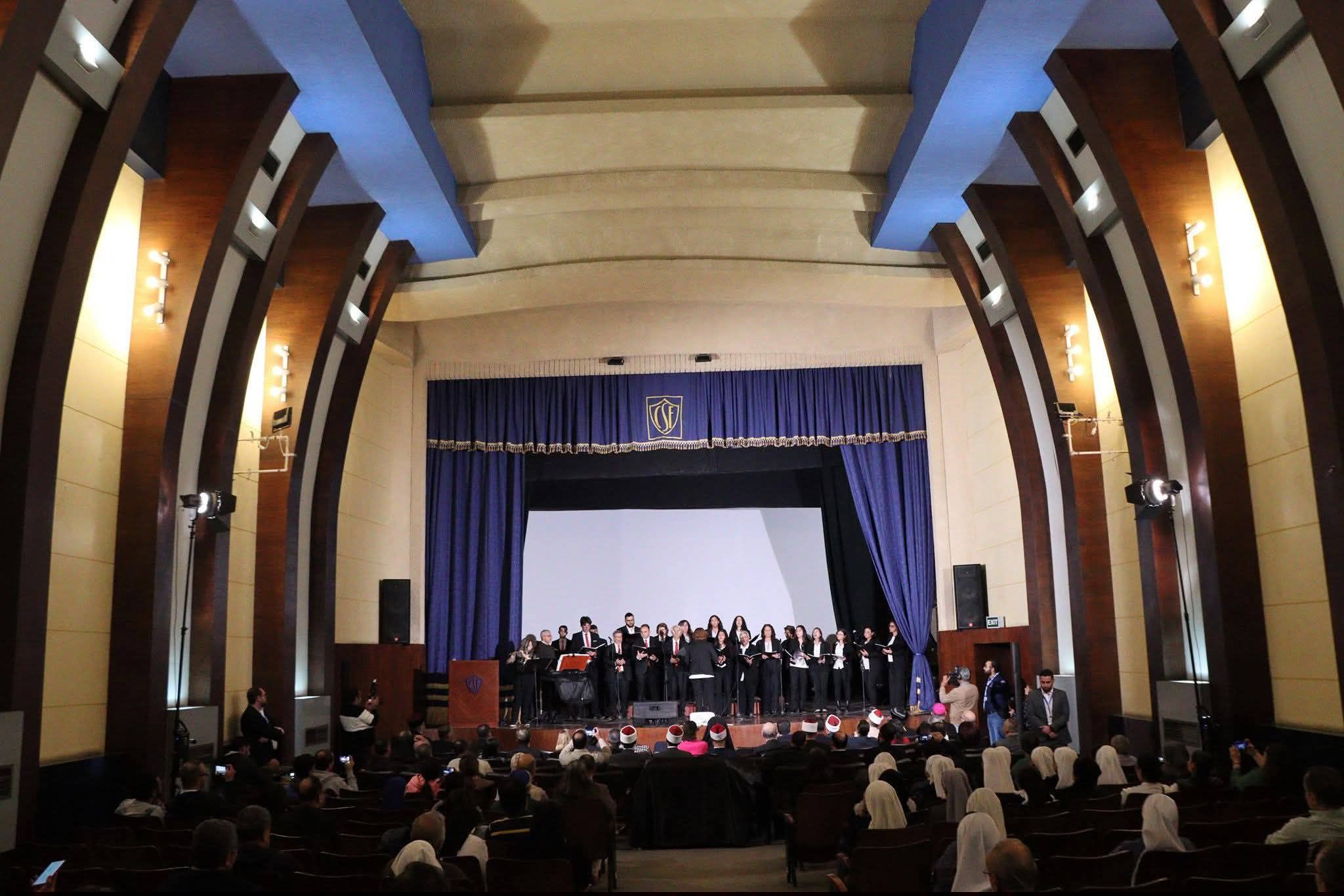 بطريرك الأقباط الكاثوليك خلال الاحتفالية بطريرك الأقباط الكاثوليك خلال الاحتفالية