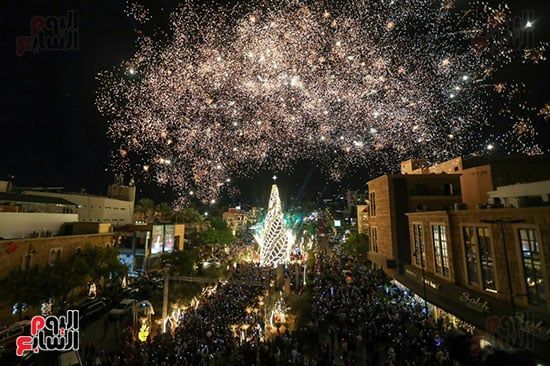 العاب نارية فى سماء لبنان العاب نارية فى سماء لبنان
