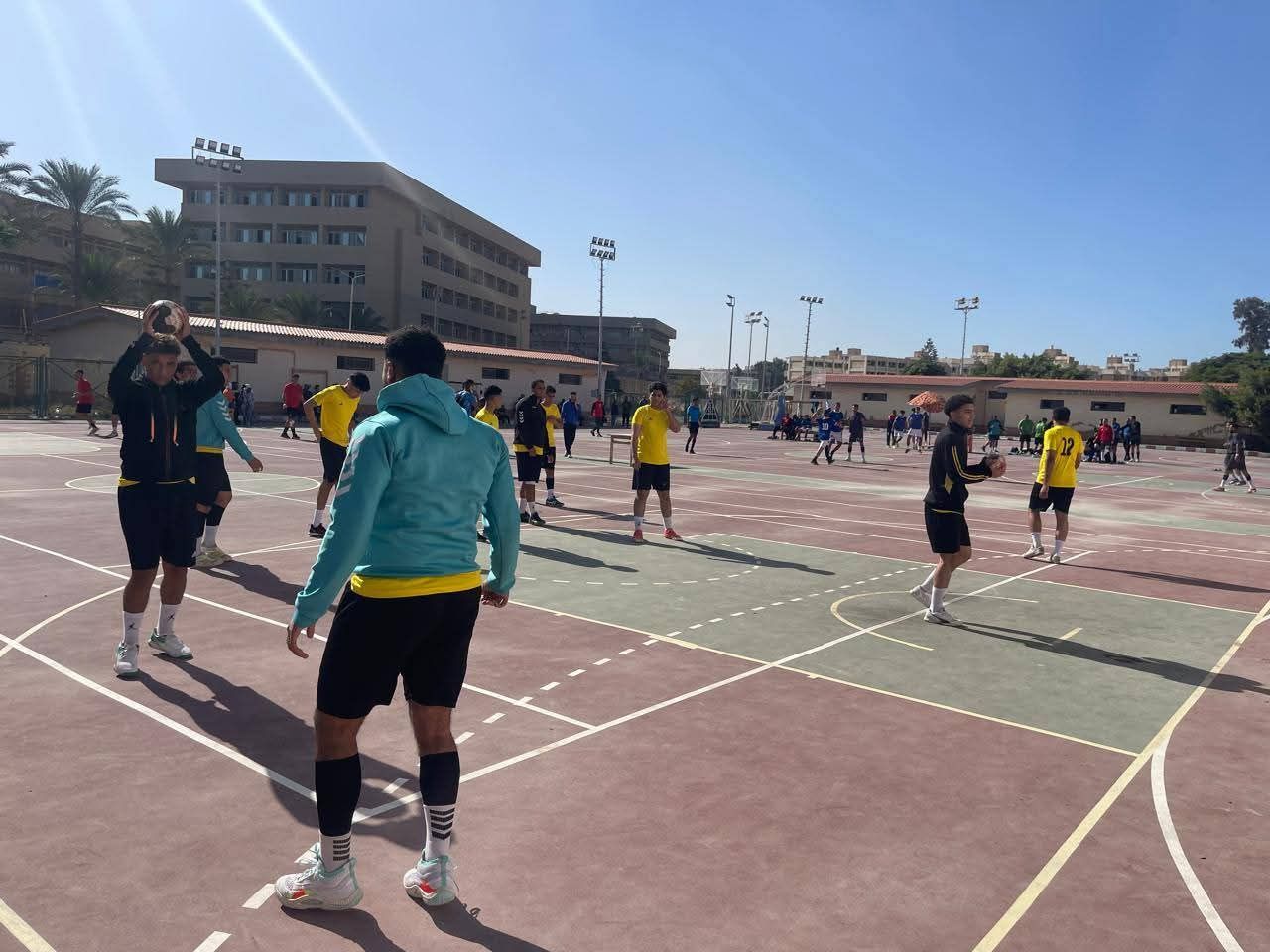 أثناء التدريبات أثناء التدريبات