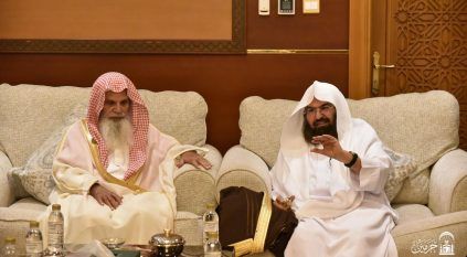 الحذيفي شيخًا لأئمة المسجد النبوي