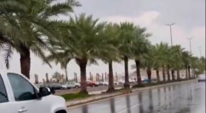 تنبيه من حالة مطرية على منطقة المدينة المنورة تستمر لساعات