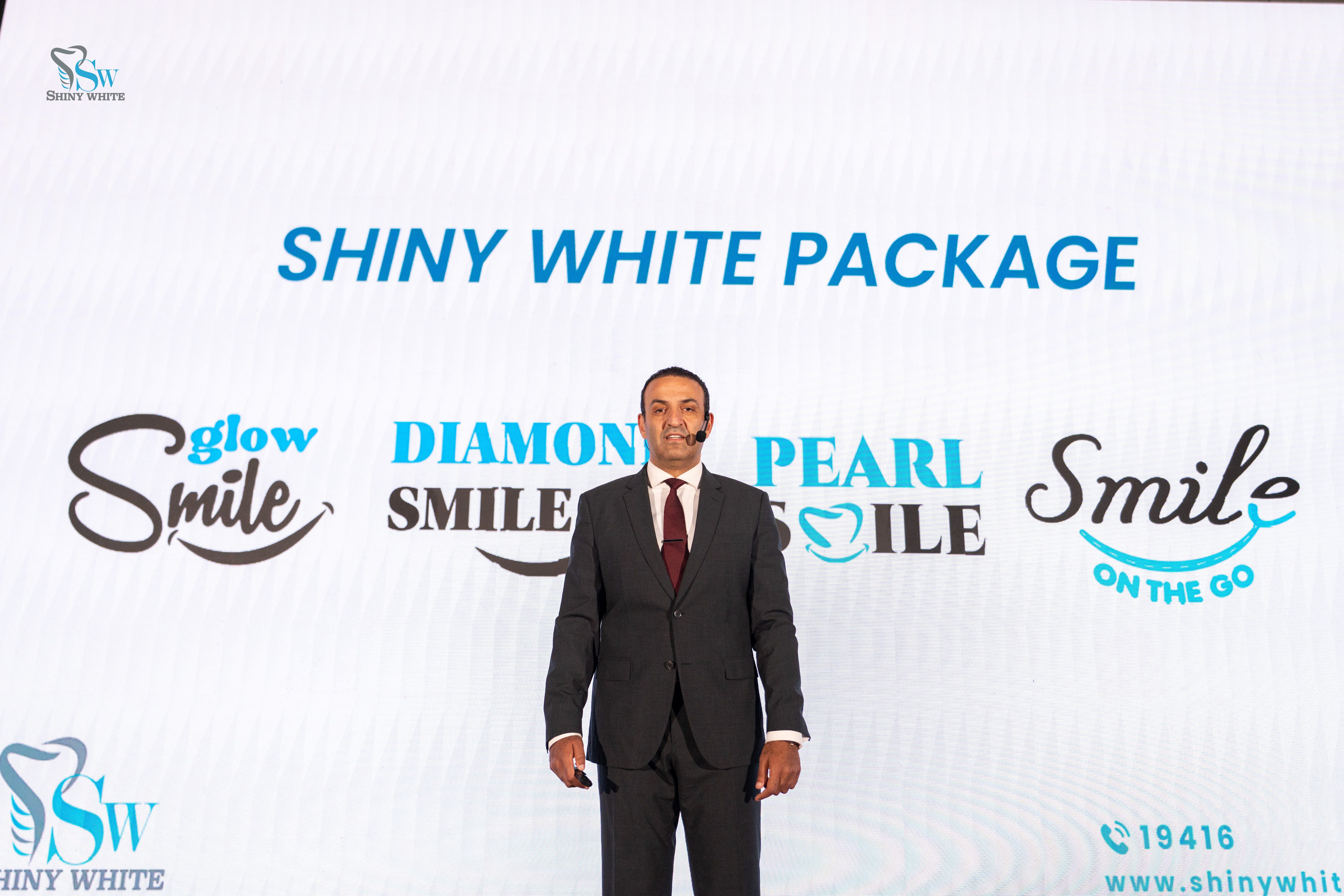 دكتور شادي علي حسين يقدم باقات علاج الفم الكامل بمركز شايني وايت