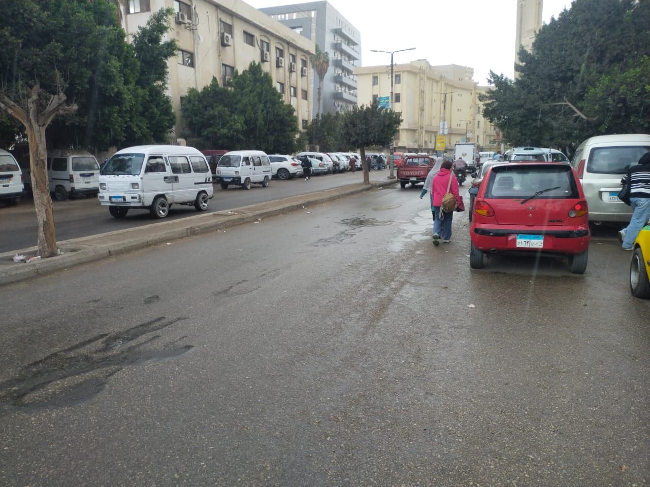 سقوط أمطار بالقليوبية سقوط أمطار بالقليوبية