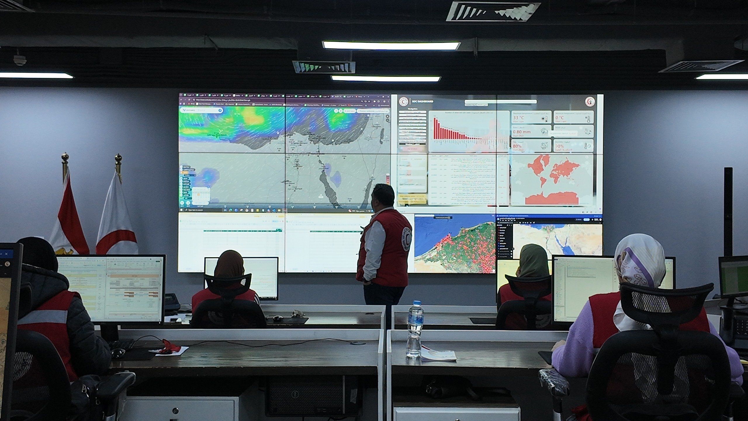 جانب من اجتماعات الهلال الأحمر المصرى