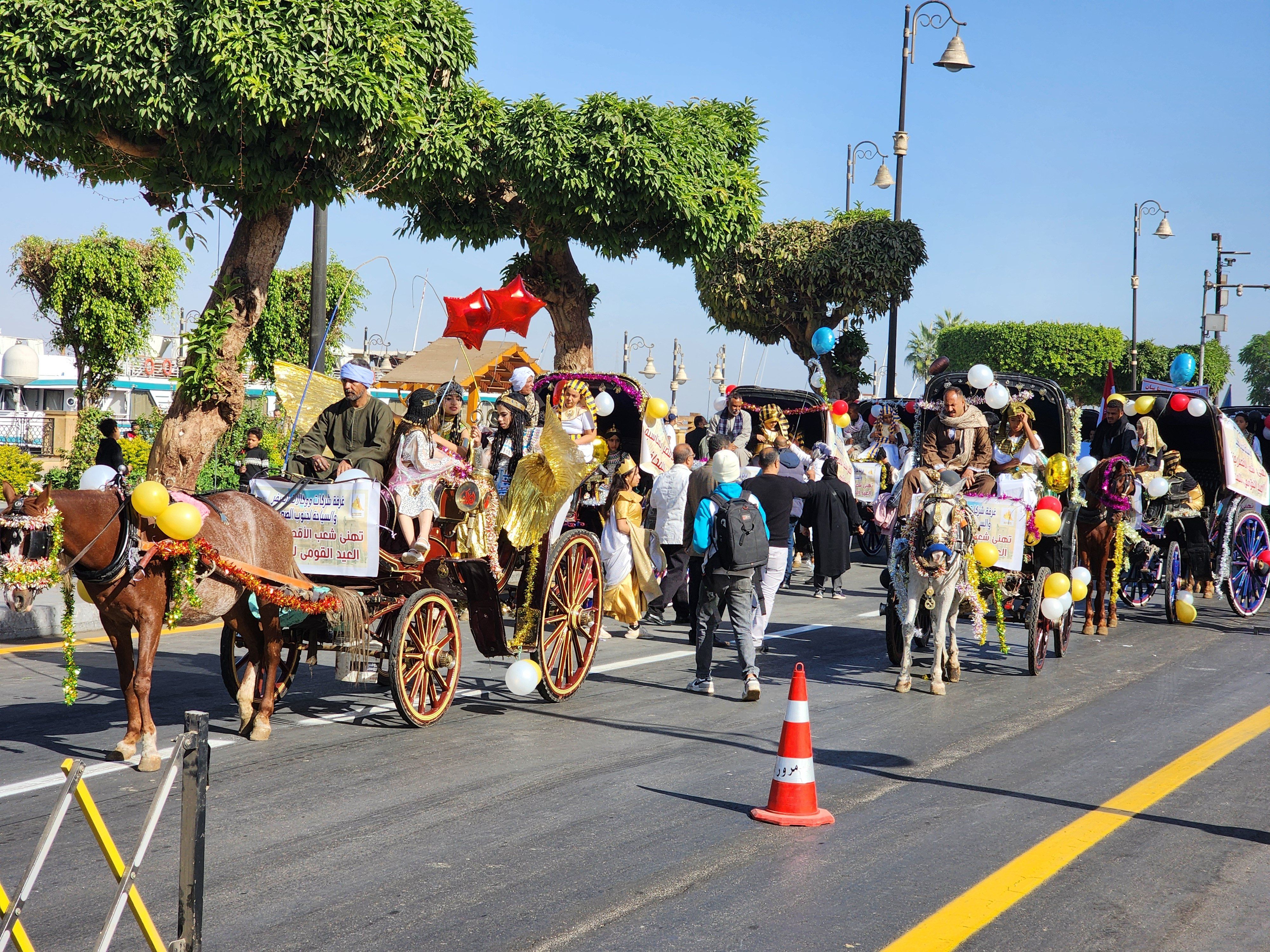 الأقصر تحتفل بالعيد القومى على طريقتها الخاصة الأقصر تحتفل بالعيد القومى على طريقتها الخاصة