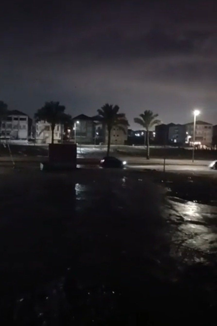 هطول امطار فى دمياط