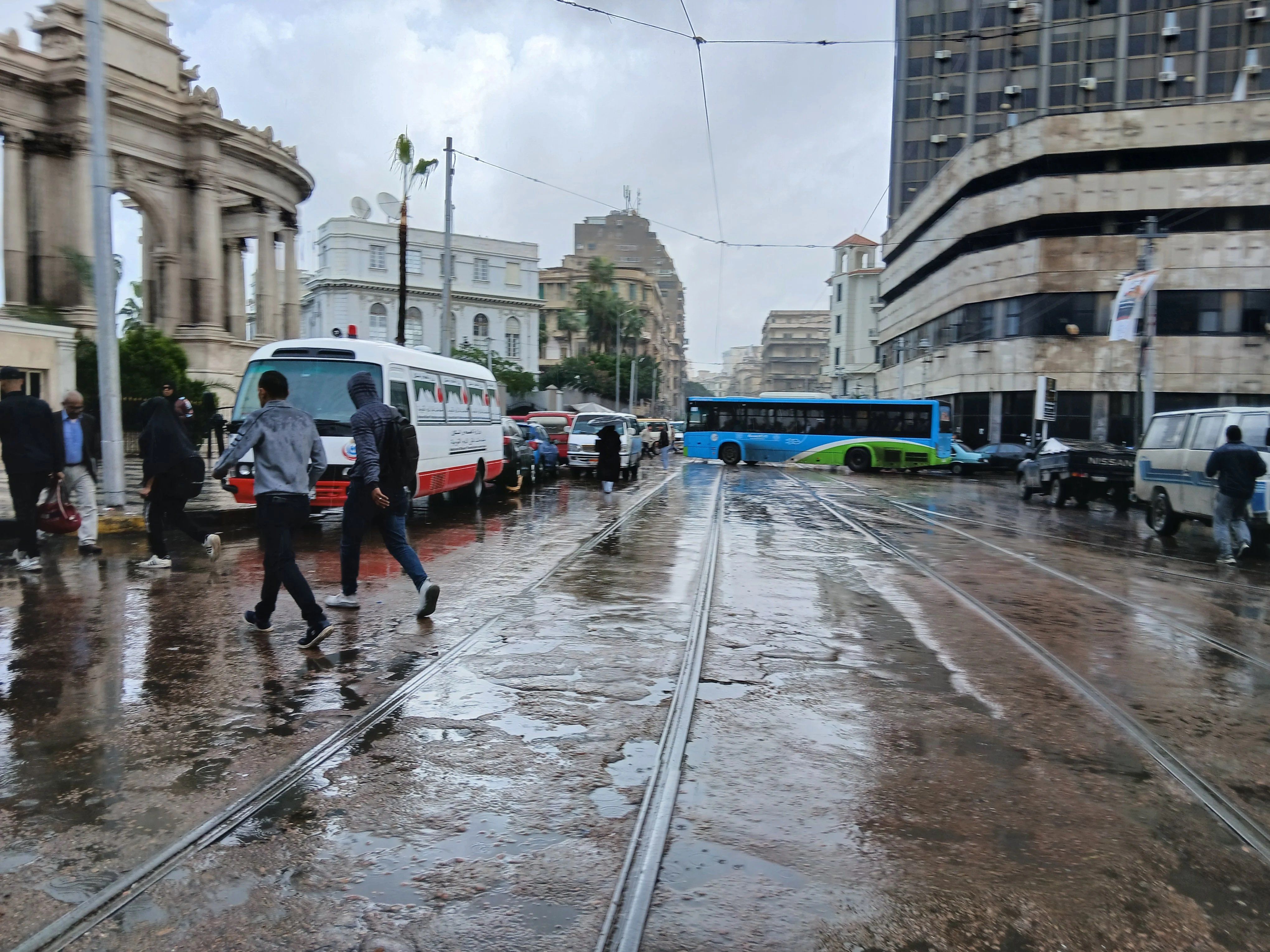 أمطار فى الإسكندرية