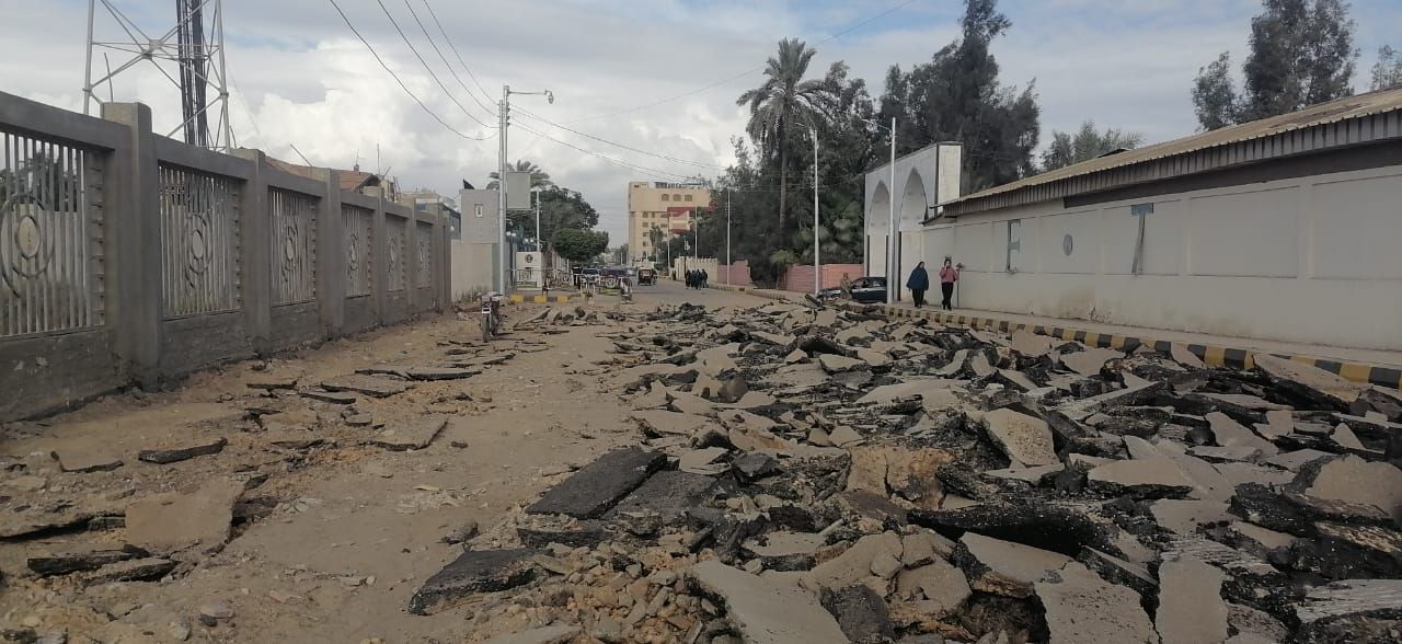 رفع كفاءة طريق سخا ومنطقة مسار العائلة المقدسة رفع كفاءة طريق سخا ومنطقة مسار العائلة المقدسة