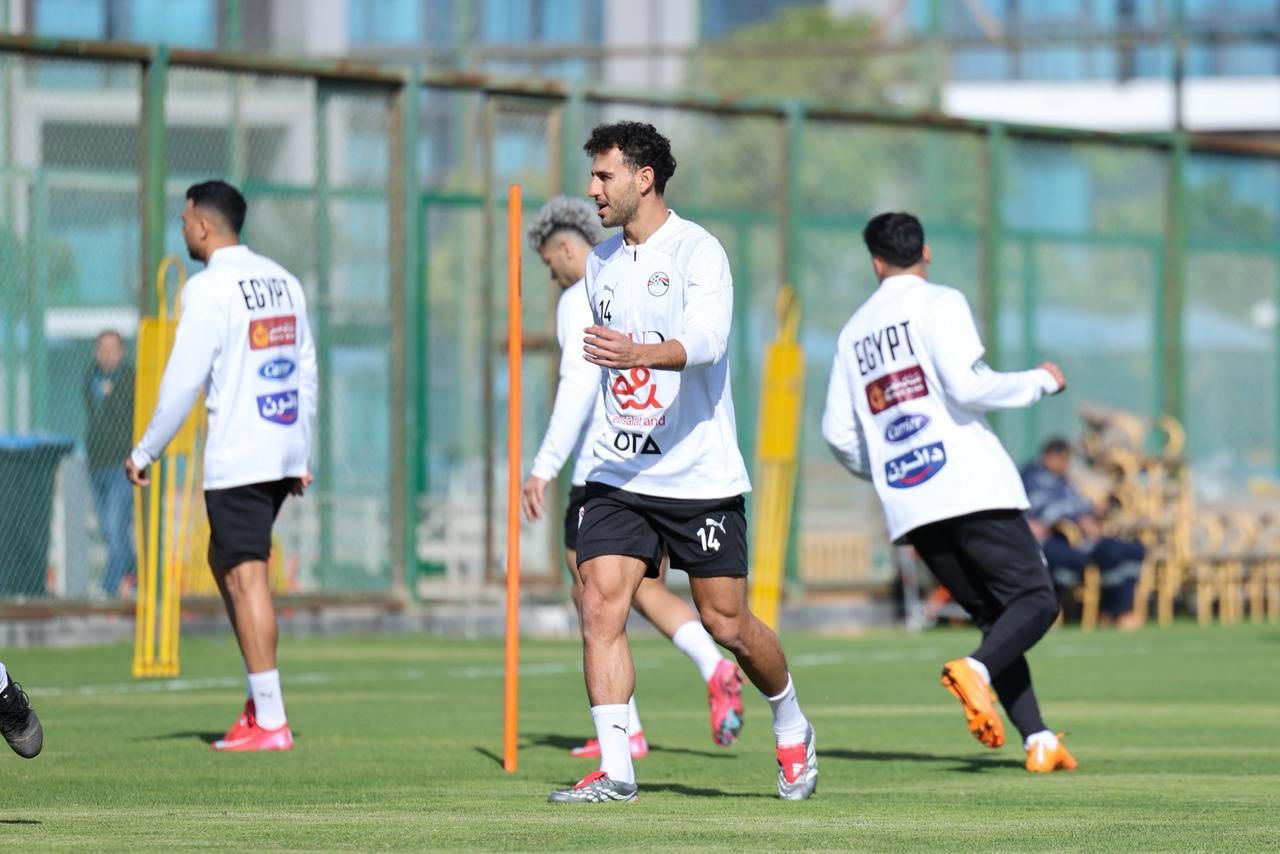 حمدى فتحى فى التدريب حمدى فتحى فى التدريب