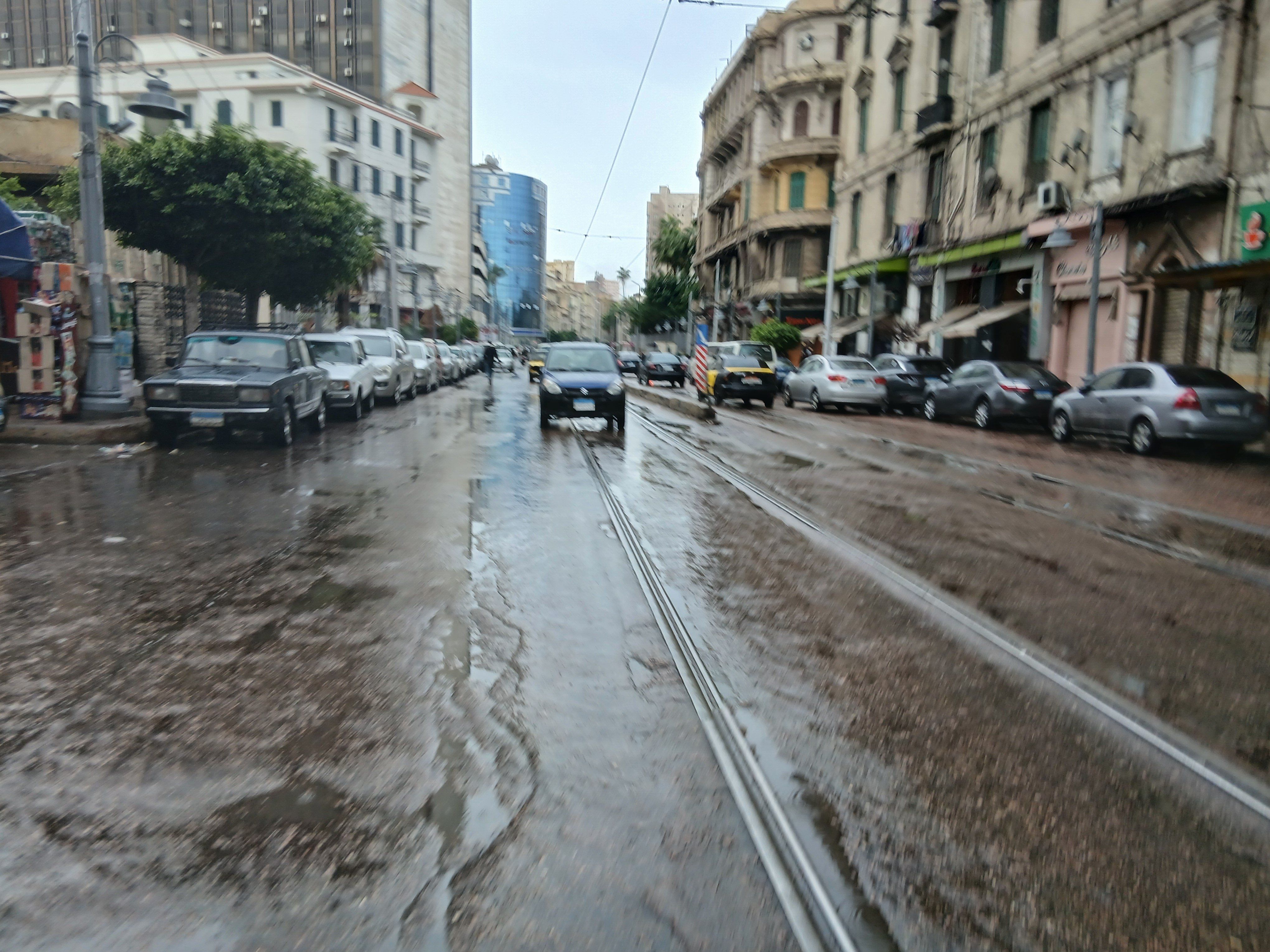 امطار غزيرة بالإسكندرية امطار غزيرة بالإسكندرية