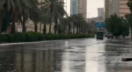 حالة مطرية على العاصمة المقدسة تستمر حتى الـ 10 مساءً