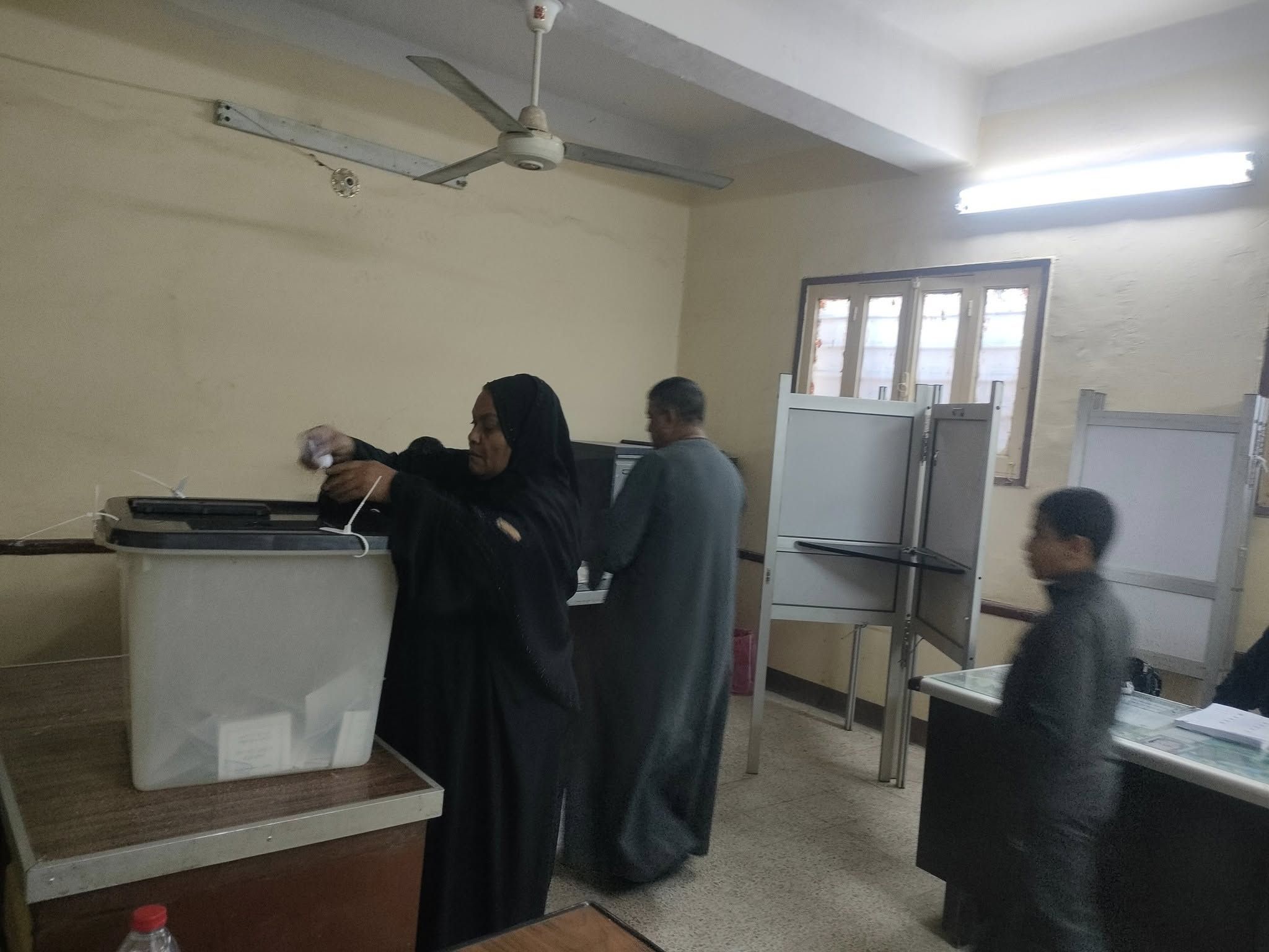 سيدة تدلى بصوتها فى الانتخابات جنوب الأقصر سيدة تدلى بصوتها فى الانتخابات جنوب الأقصر