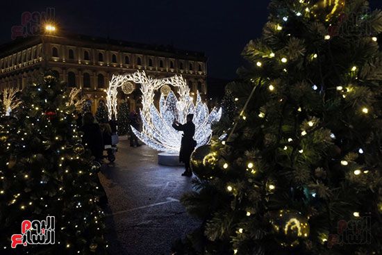 زينة عيد الميلاد فى سانت بطرسبج زينة عيد الميلاد فى سانت بطرسبج