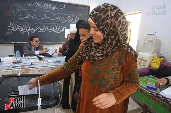 إقبال السيدات على انتخابات مجلس النواب إقبال السيدات على انتخابات مجلس النواب