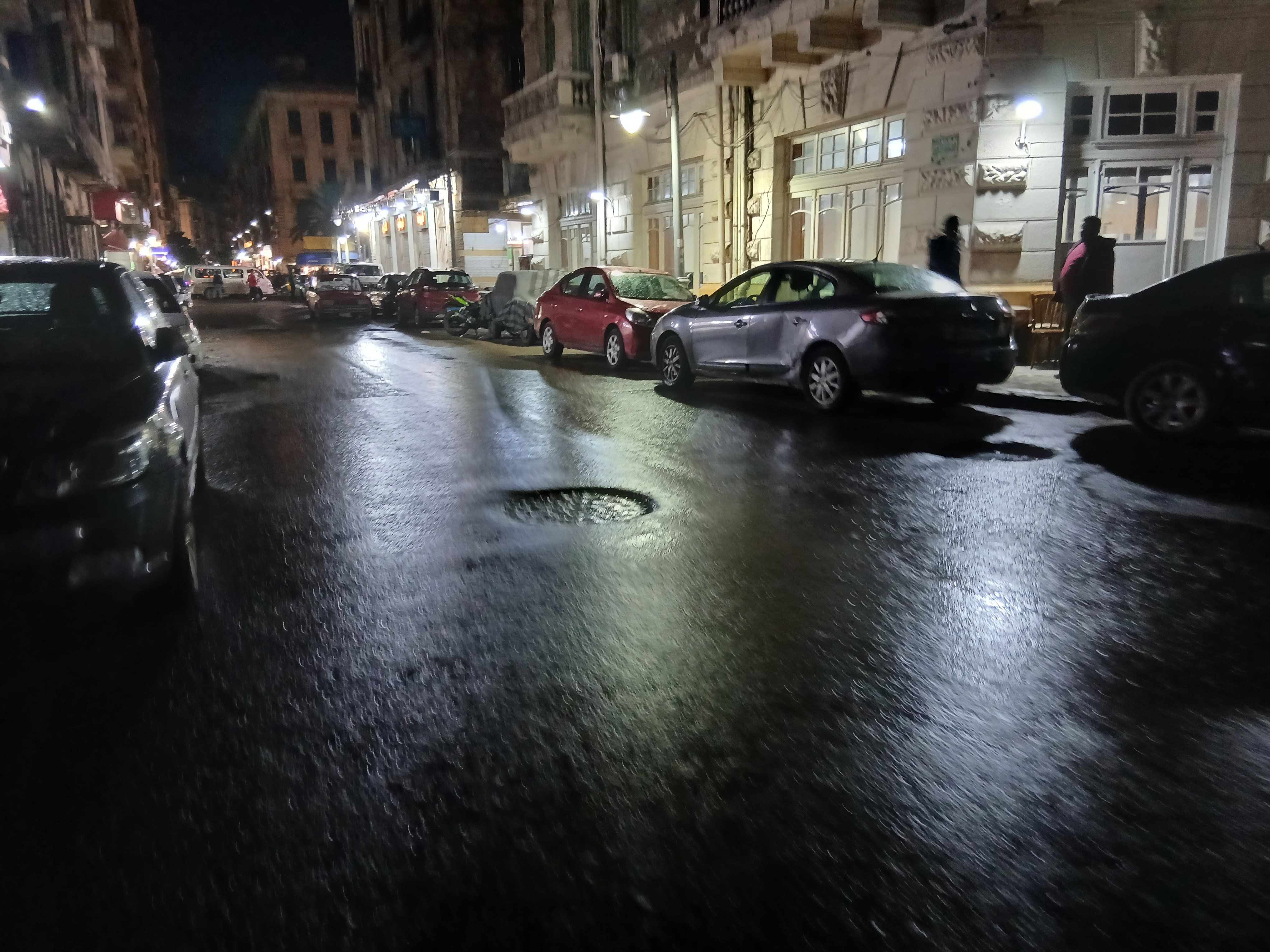 امطار مسائية في الإسكندرية