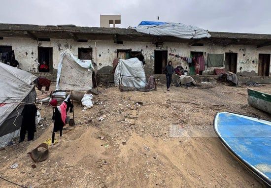 دمار كبير فى الخيام نتيجة الأمطار دمار كبير فى الخيام نتيجة الأمطار