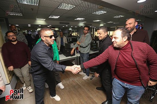 زيارة أحمد السقا لليوم السابع (2) زيارة أحمد السقا لليوم السابع (2)