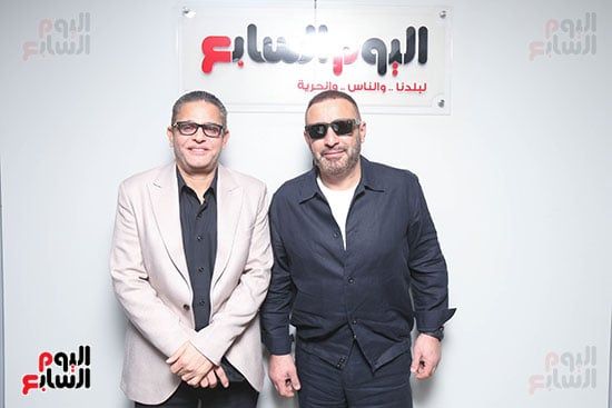 أحمد السقا مع رئيس تحرير اليوم السابع أحمد السقا مع رئيس تحرير اليوم السابع