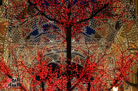 الكهارب الملونة وسط بيروت