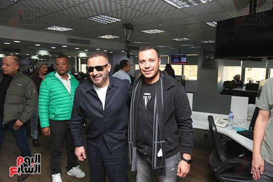 زيارة أحمد السقا لليوم السابع (5) زيارة أحمد السقا لليوم السابع (5)