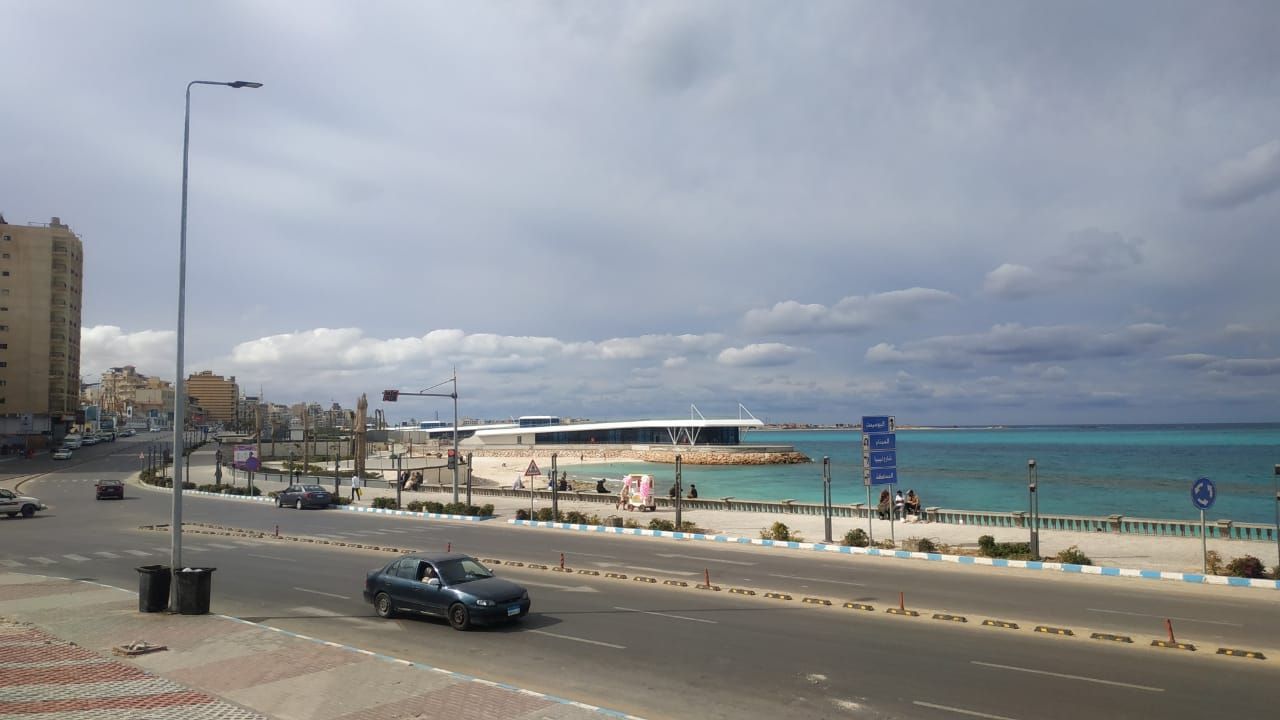 غيوم بداية الشتاء - كورنيش مطروح غيوم بداية الشتاء - كورنيش مطروح