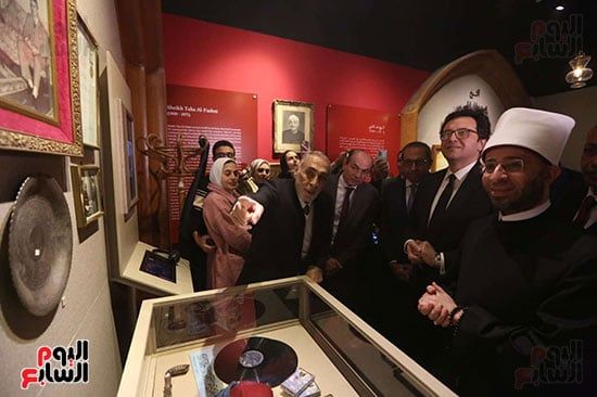 وزيرا الثقافة والأوقاف في متحف قرّاء القرآن الكريم وزيرا الثقافة والأوقاف في متحف قرّاء القرآن الكريم