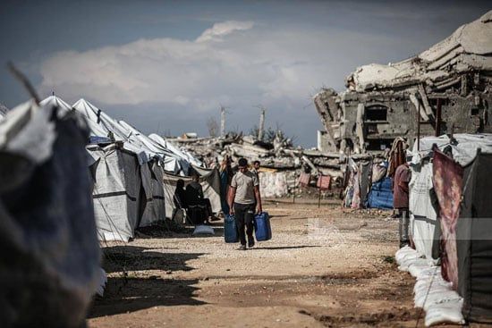 الشتاء يجتاح قطاع غزة