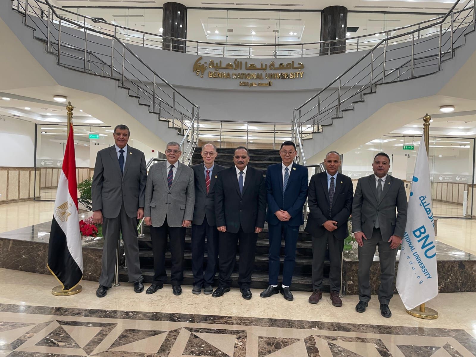 استقبال وفد جامعة هونج كونج بجامعة بنها الاهلية استقبال وفد جامعة هونج كونج بجامعة بنها الاهلية