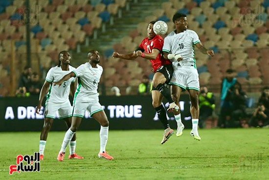 جانب من مباراة مصر ونيجيريا جانب من مباراة مصر ونيجيريا