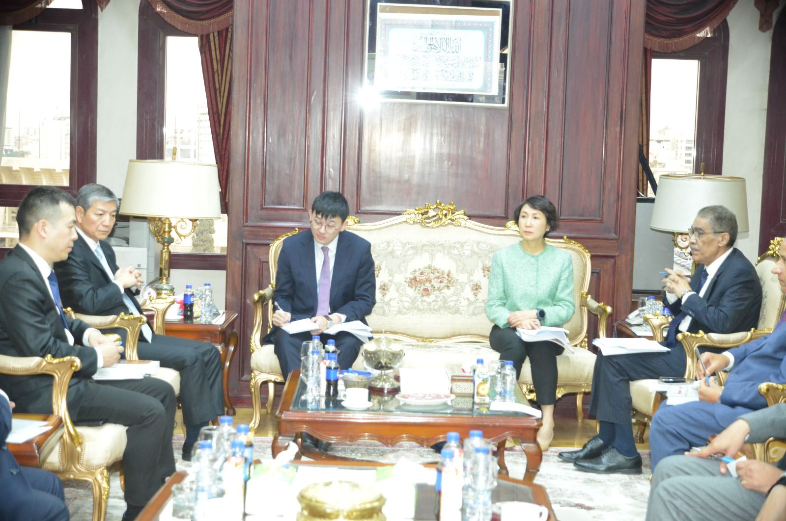 هيئة الاستعلامات في لقاء مع وفد دبلوماسي (2) هيئة الاستعلامات في لقاء مع وفد دبلوماسي (2)