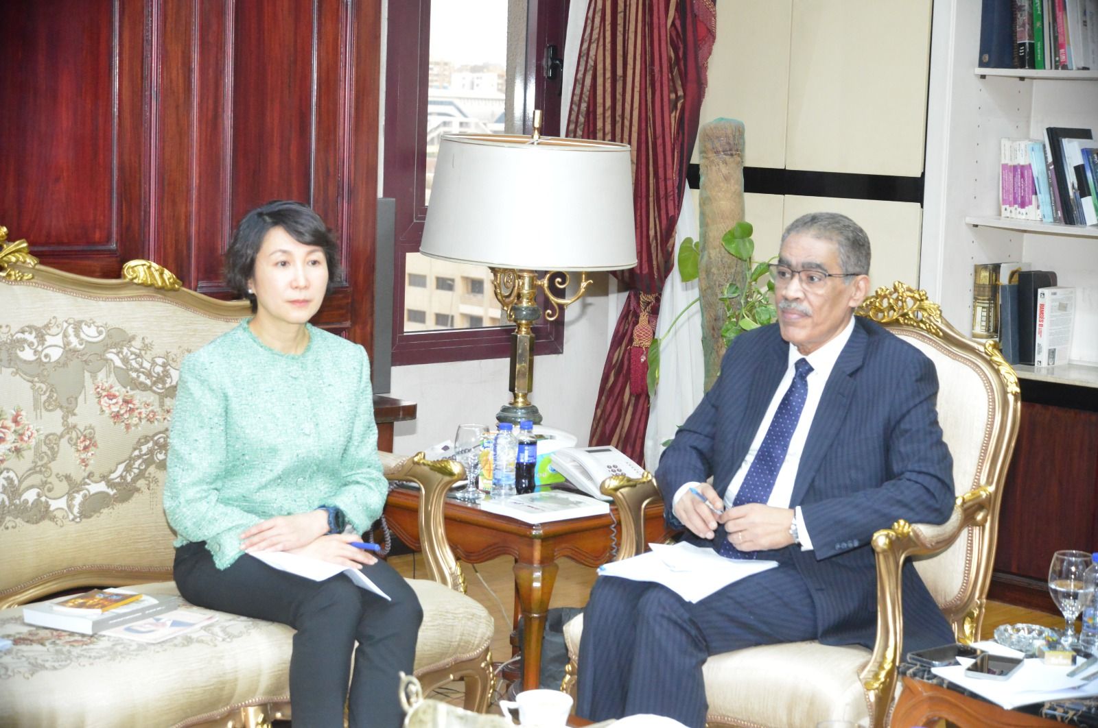 هيئة الاستعلامات في لقاء مع وفد دبلوماسي (3) هيئة الاستعلامات في لقاء مع وفد دبلوماسي (3)