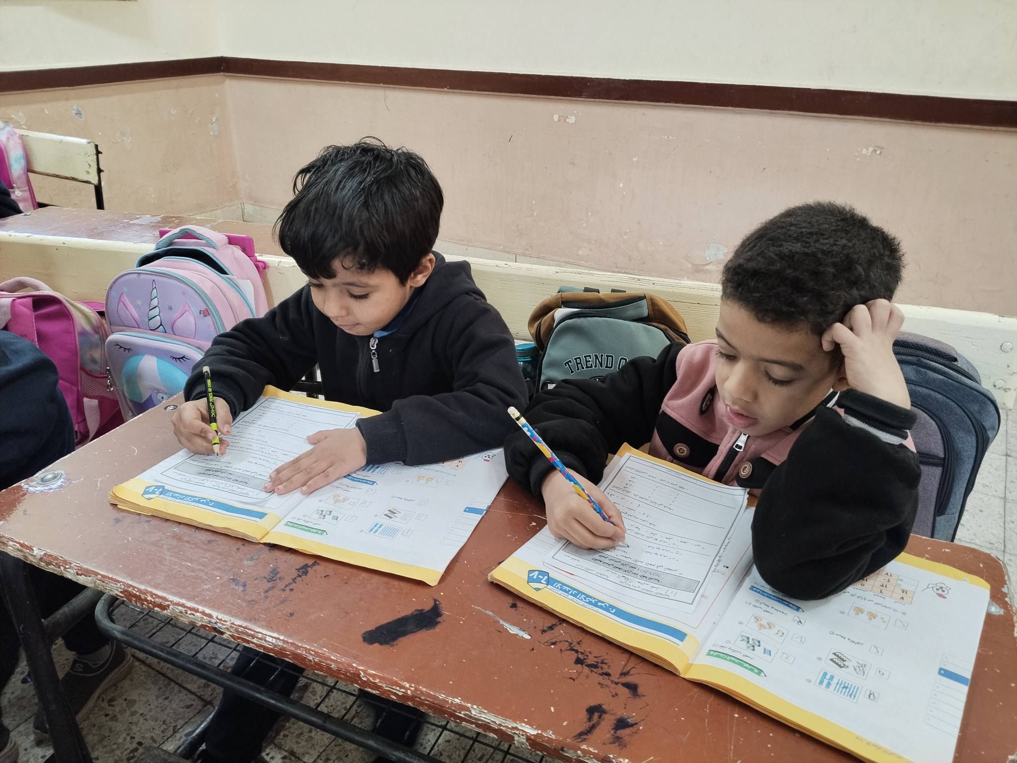 المشاركة بالتقييمات المبدئية والنهائية للصفين الأول والثاني الابتدائي المشاركة بالتقييمات المبدئية والنهائية للصفين الأول والثاني الابتدائي