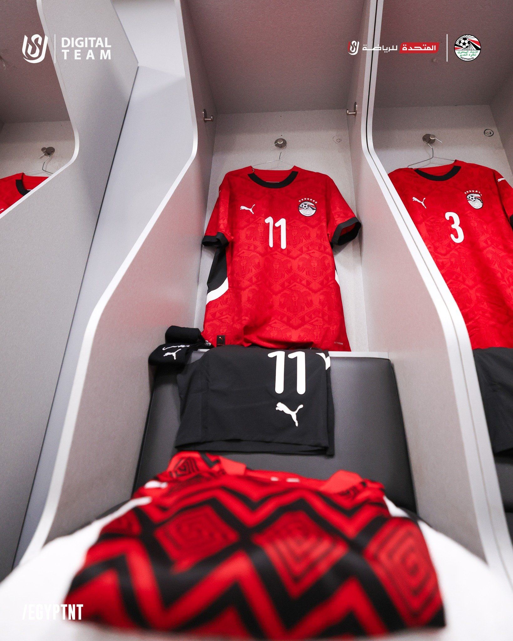 غرفة ملابس منتخب مصر (3) غرفة ملابس منتخب مصر (3)