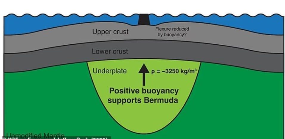 اكتشاف انتفاخ محيطي أسفل برمودا اكتشاف انتفاخ محيطي أسفل برمودا