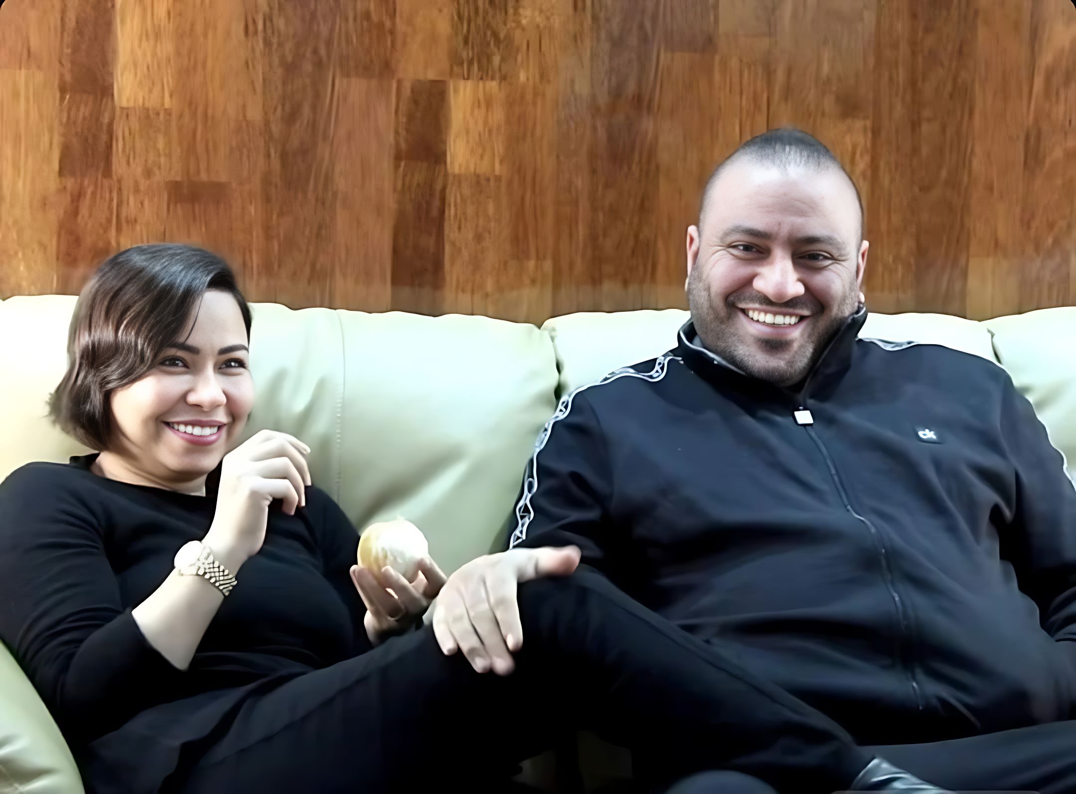 شيرين عبد الوهاب وشقيقها محمد شيرين عبد الوهاب وشقيقها محمد