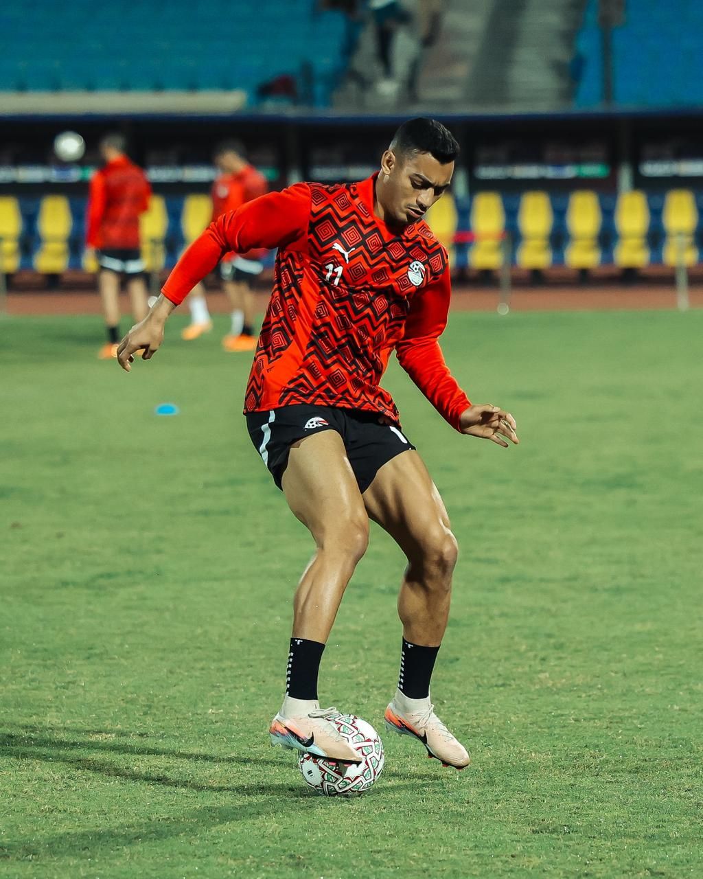 إحماء منتخب مصر (4) إحماء منتخب مصر (4)