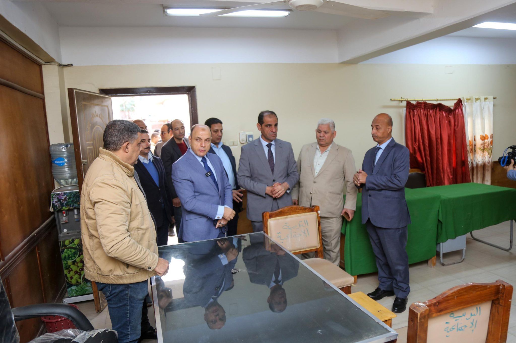 محافظ كفر الشيخ يطمئن على جاهزية اللجان محافظ كفر الشيخ يطمئن على جاهزية اللجان