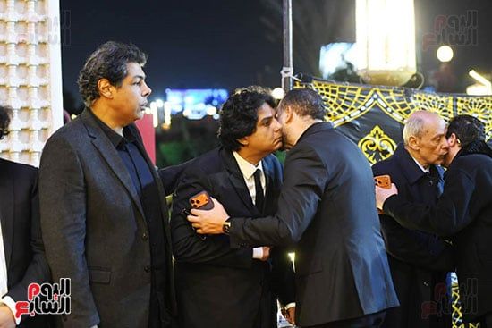 عزاء شقيقة الزعيم عادل أمام عزاء شقيقة الزعيم عادل أمام