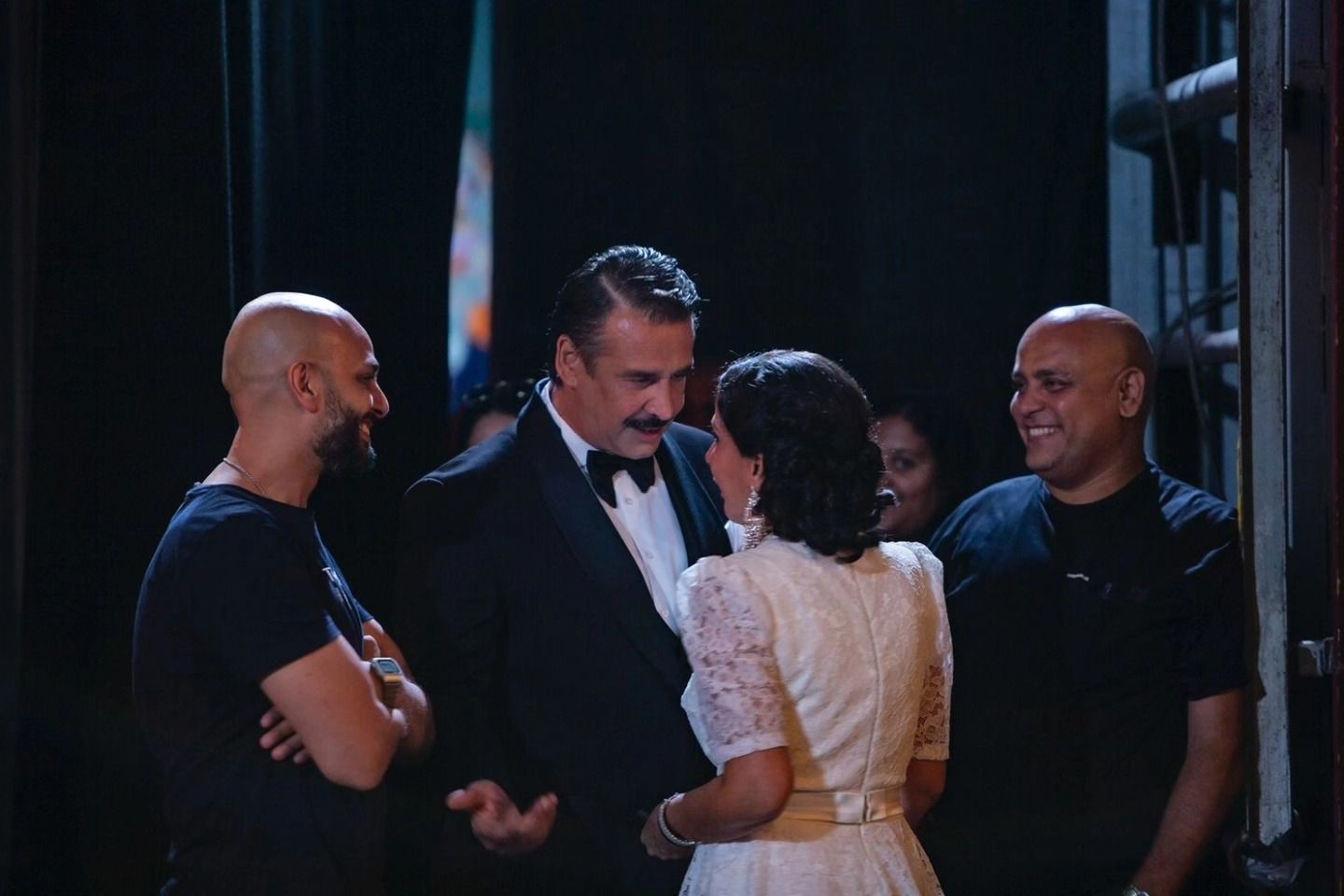 أحمد مراد ومنى زكي برفقة كريم عبد العزيز