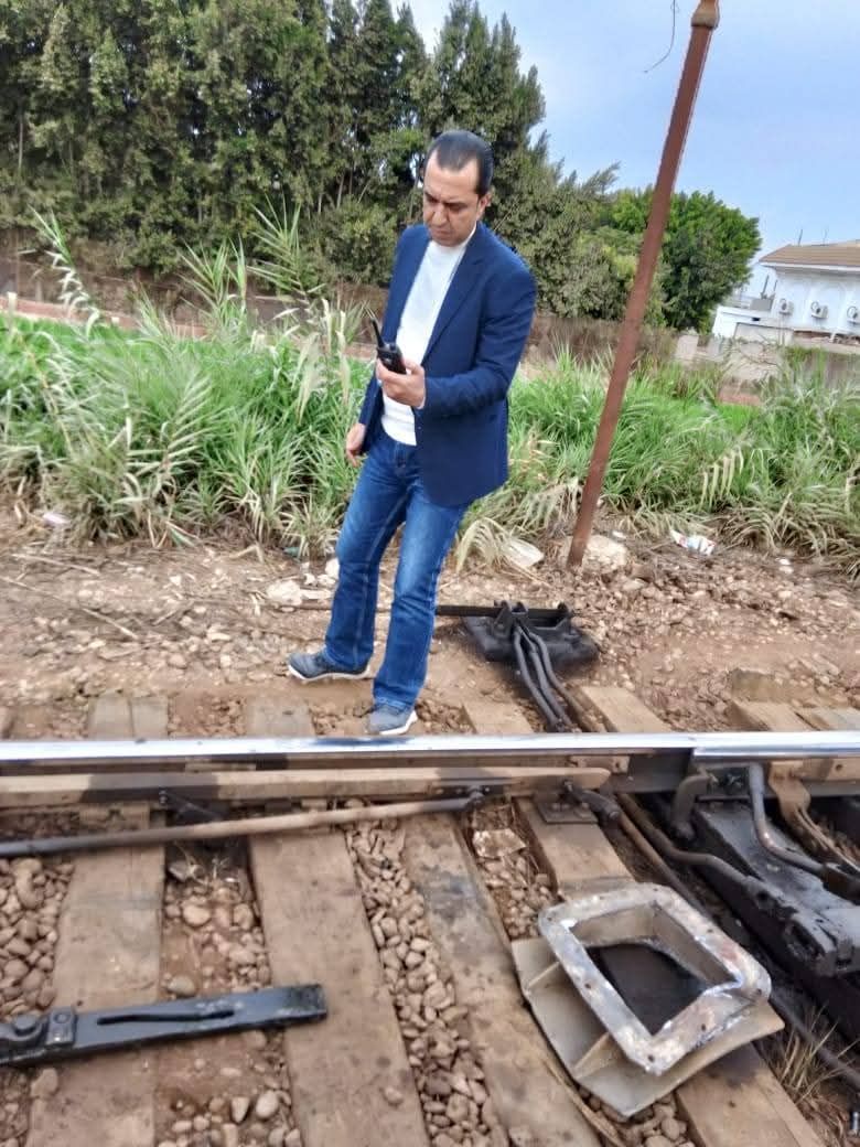 خروج قطار عن القضبان بالحامول (5) خروج قطار عن القضبان بالحامول (5)