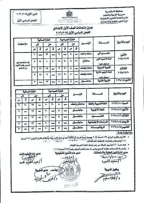 جداول امتحانات الفصل الدراسي الأول (3) جداول امتحانات الفصل الدراسي الأول (3)