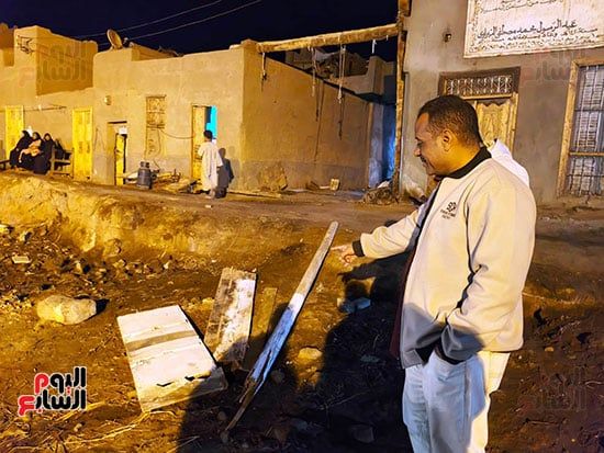 إنهيار جزئي لجدار في منزل (1)